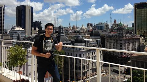 Study abroad student in Argentina