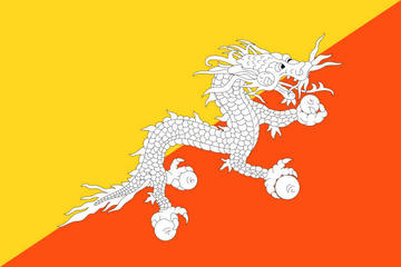 Bhutanese flag