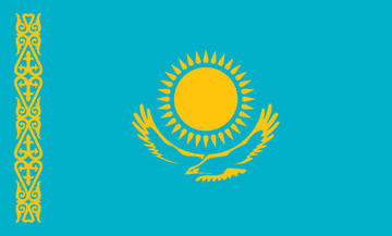 kazakhstan flag