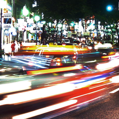 city landscape at night