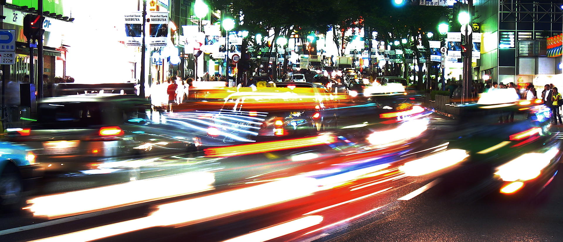 city landscape at night